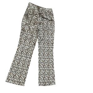 Alberto Makali animal print satin pants 27 4/6 vintage